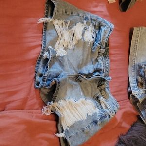 American Eagle mom shorts